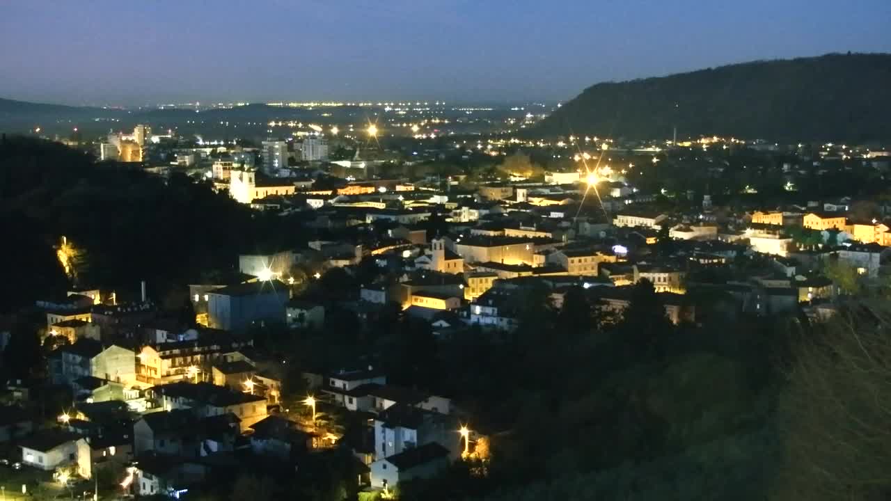 Nova Gorica in Gorica: Čudovit Razgled iz Frančiškanskega Samostana Kostanjevica