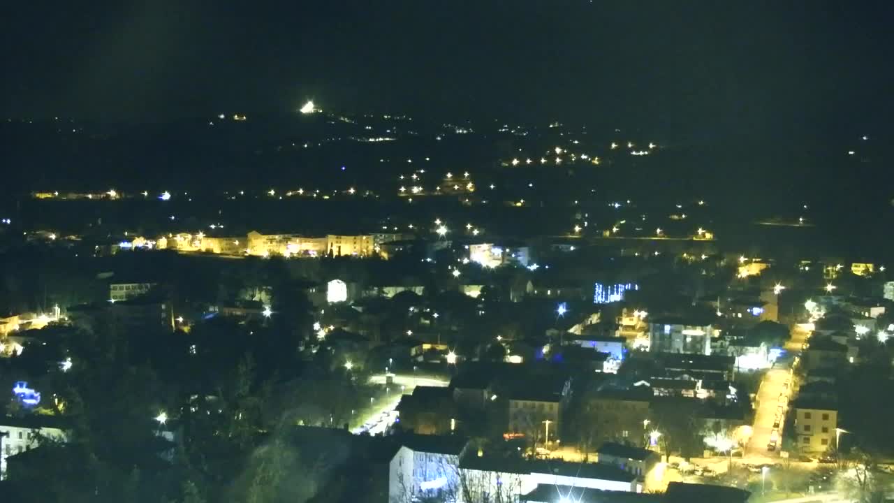 Nova Gorica in Gorica: Čudovit Razgled iz Frančiškanskega Samostana Kostanjevica