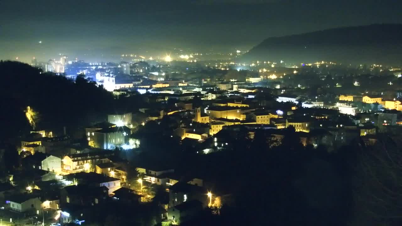 Nova Gorica i Gorica: Prekrasan Pogled iz Franjevačkog Samostana Kostanjevica