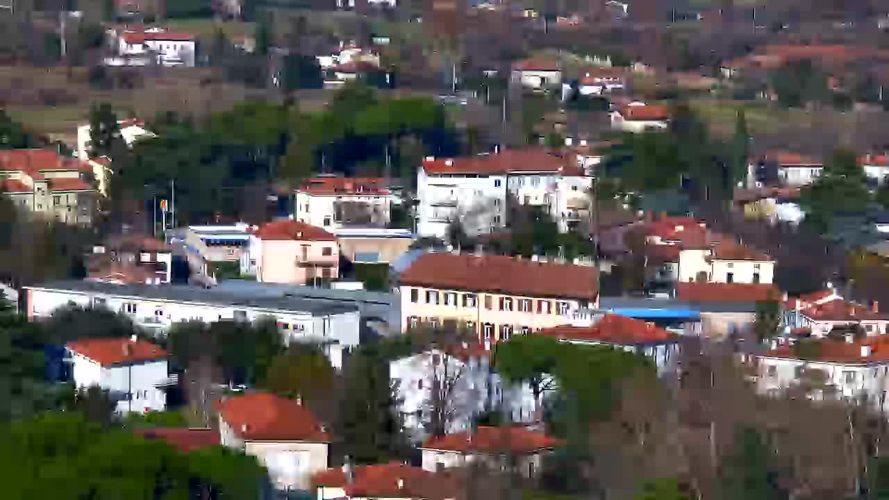 Nova Gorica in Gorica: Čudovit Razgled iz Frančiškanskega Samostana Kostanjevica