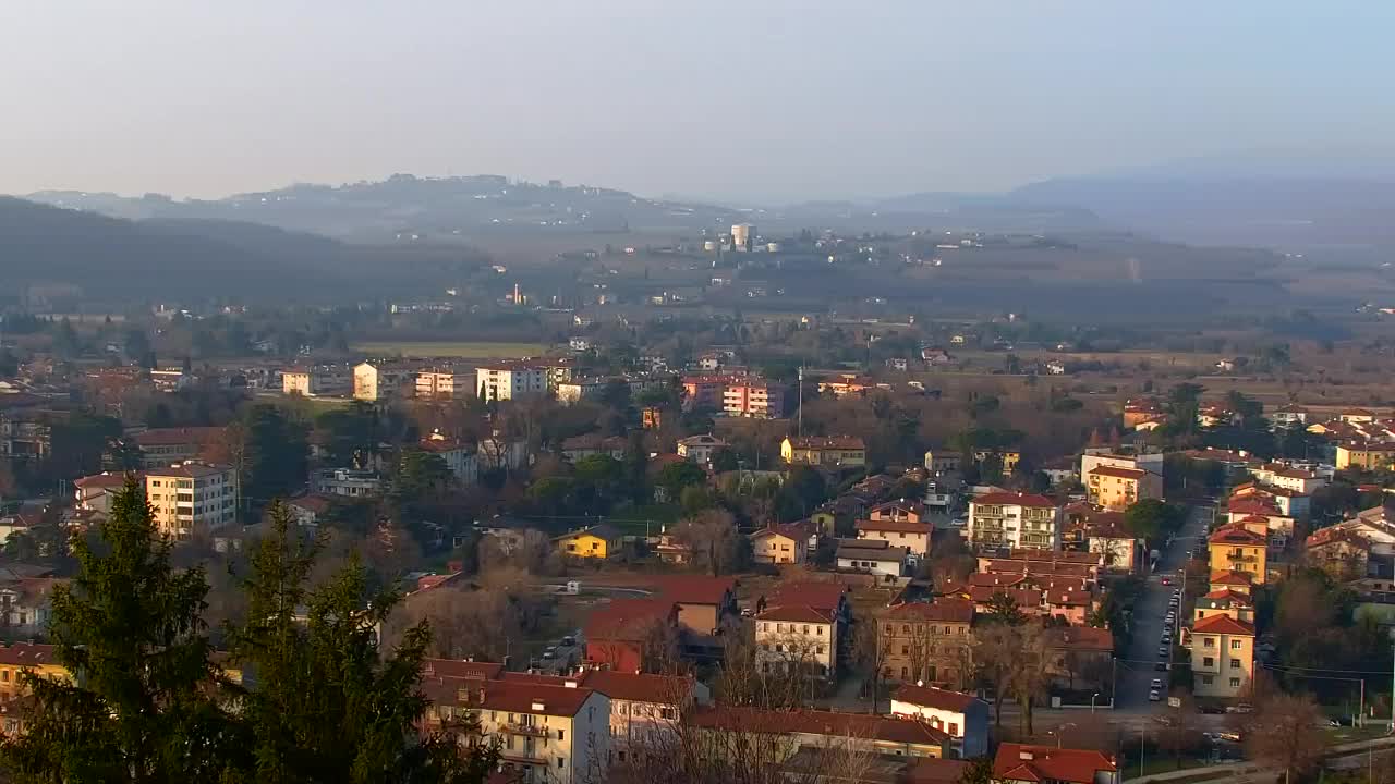 Nova Gorica in Gorica: Čudovit Razgled iz Frančiškanskega Samostana Kostanjevica