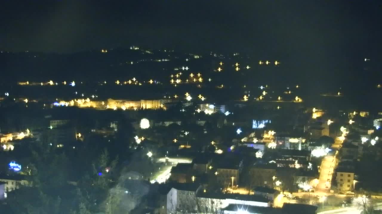 Nova Gorica i Gorica: Prekrasan Pogled iz Franjevačkog Samostana Kostanjevica