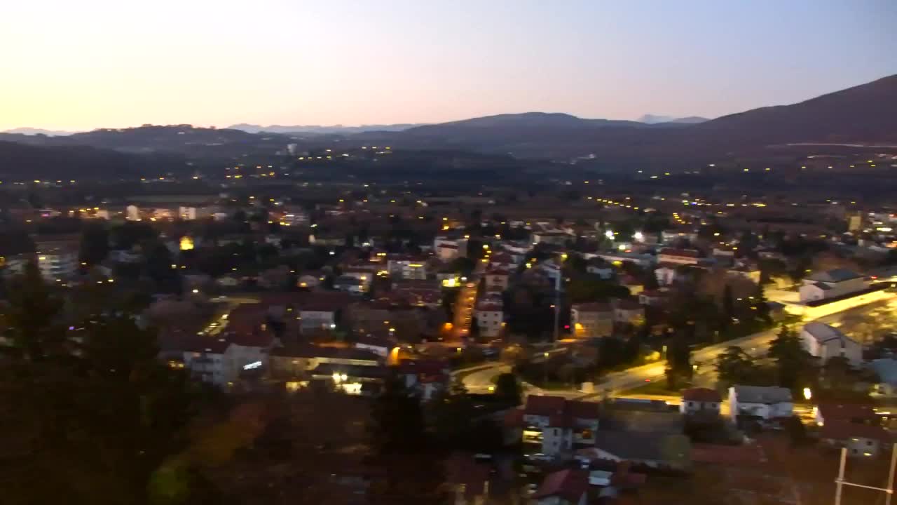 Nova Gorica et Gorizia : Vue Imprenable depuis le Monastère Franciscain de Kostanjevica
