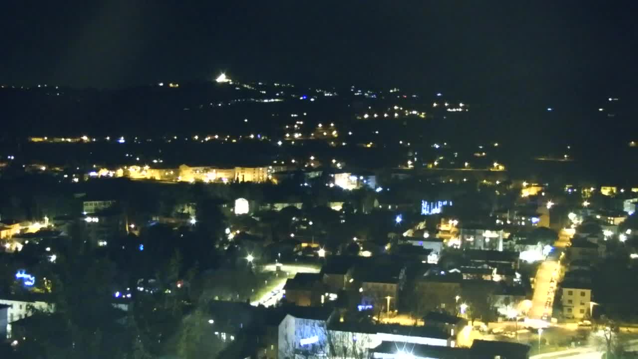 Nova Gorica in Gorica: Čudovit Razgled iz Frančiškanskega Samostana Kostanjevica