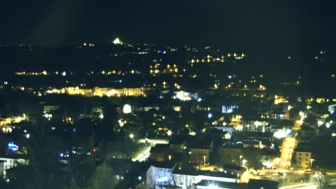 Nova Gorica in Gorica: Čudovit Razgled iz Frančiškanskega Samostana Kostanjevica