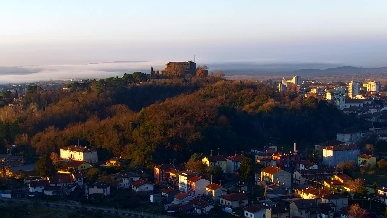 Nova Gorica et Gorizia : Vue Imprenable depuis le Monastère Franciscain de Kostanjevica