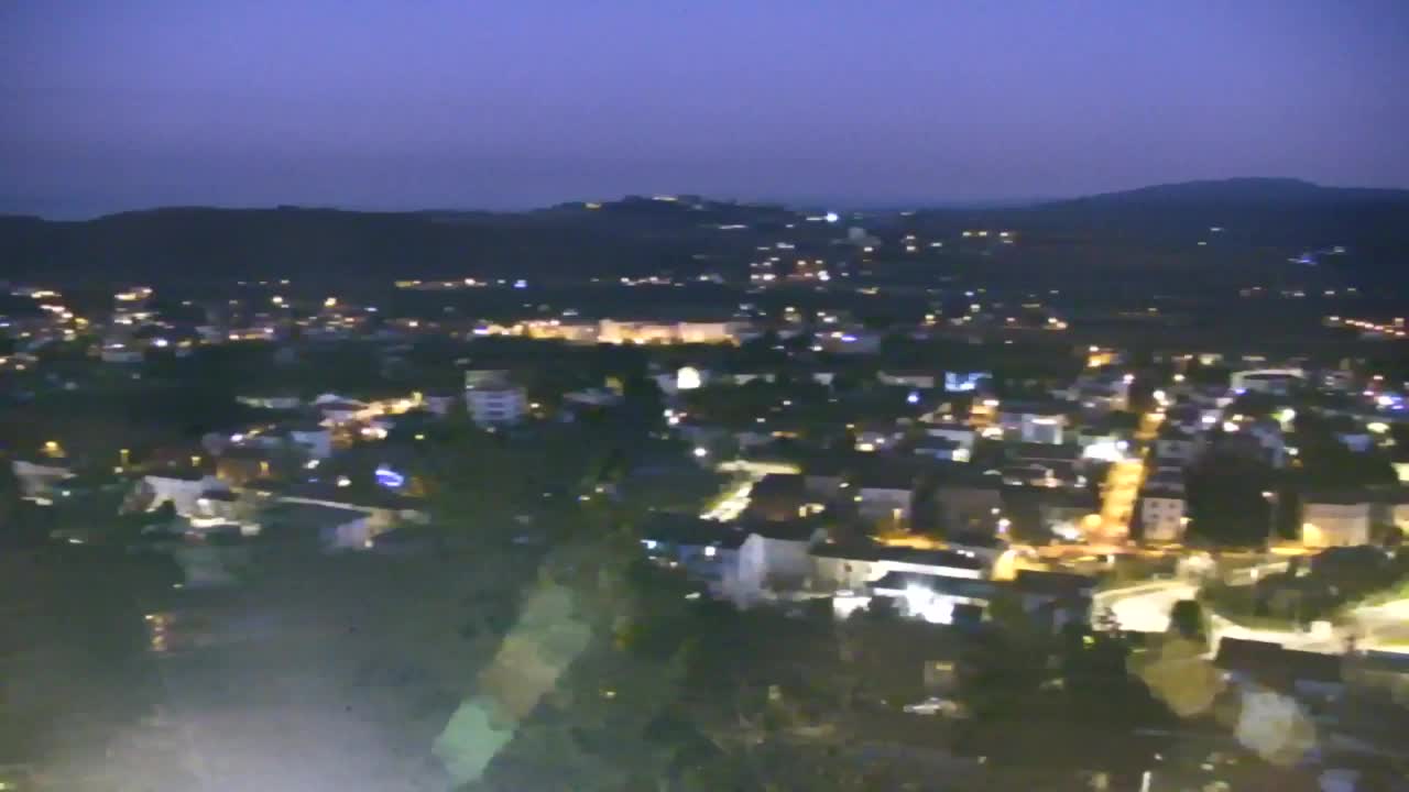 Nova Gorica in Gorica: Čudovit Razgled iz Frančiškanskega Samostana Kostanjevica