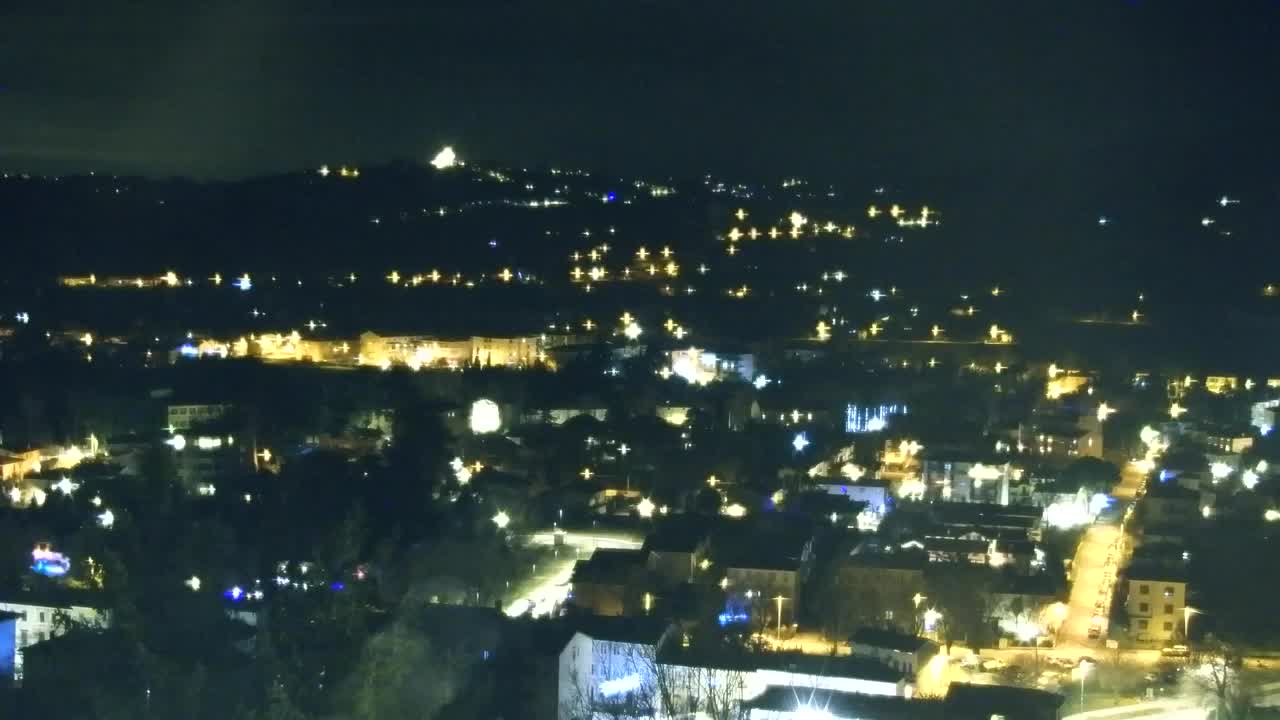 Nova Gorica in Gorica: Čudovit Razgled iz Frančiškanskega Samostana Kostanjevica