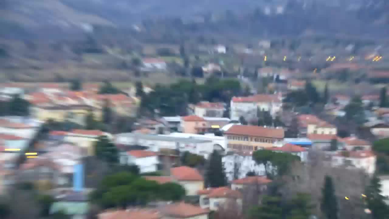 Nova Gorica in Gorica: Čudovit Razgled iz Frančiškanskega Samostana Kostanjevica