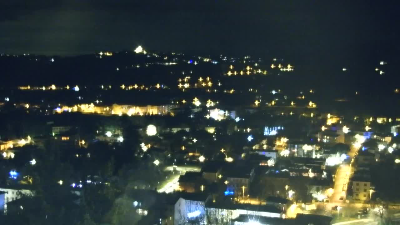 Nova Gorica in Gorica: Čudovit Razgled iz Frančiškanskega Samostana Kostanjevica