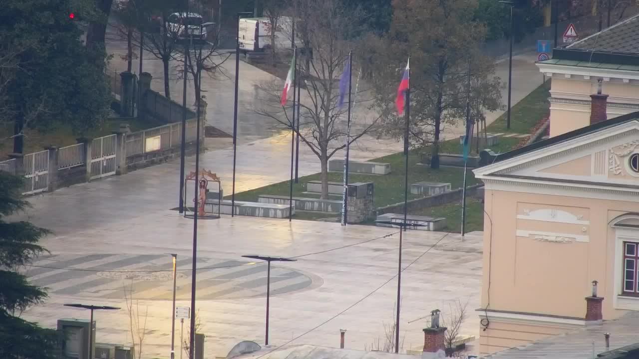 Nova Gorica in Gorica: Čudovit Razgled iz Frančiškanskega Samostana Kostanjevica