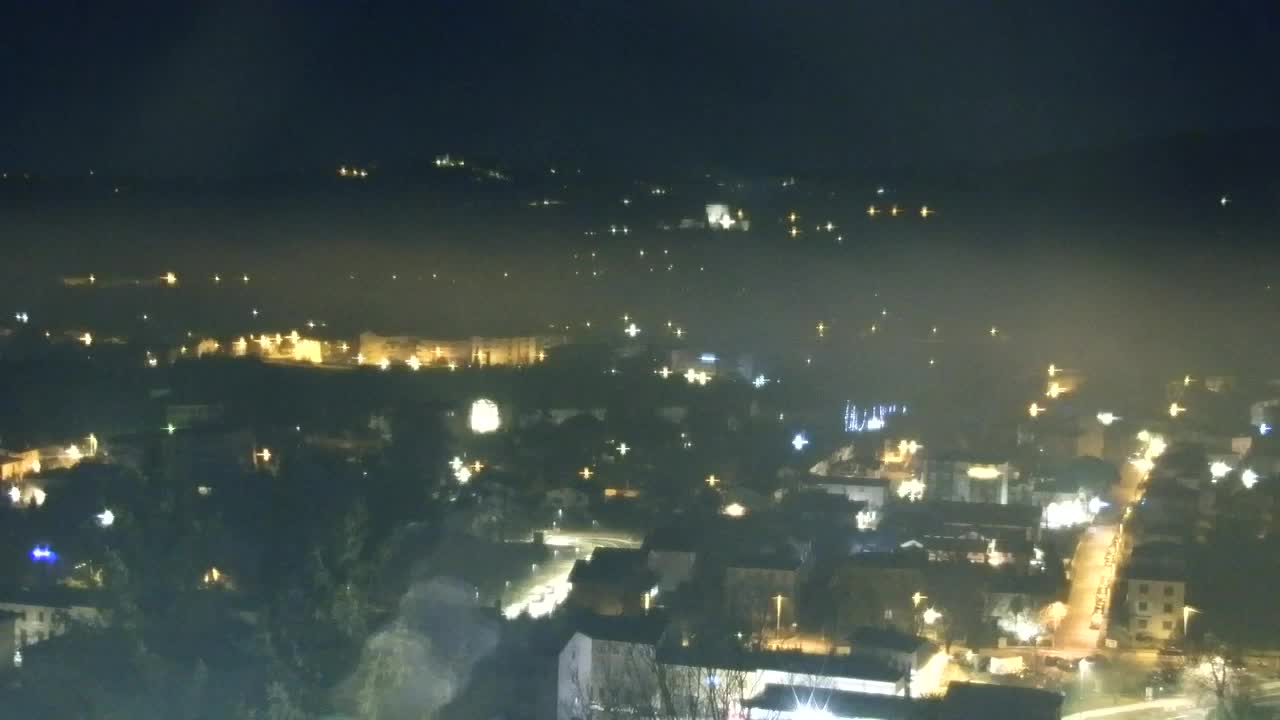 Nova Gorica in Gorica: Čudovit Razgled iz Frančiškanskega Samostana Kostanjevica