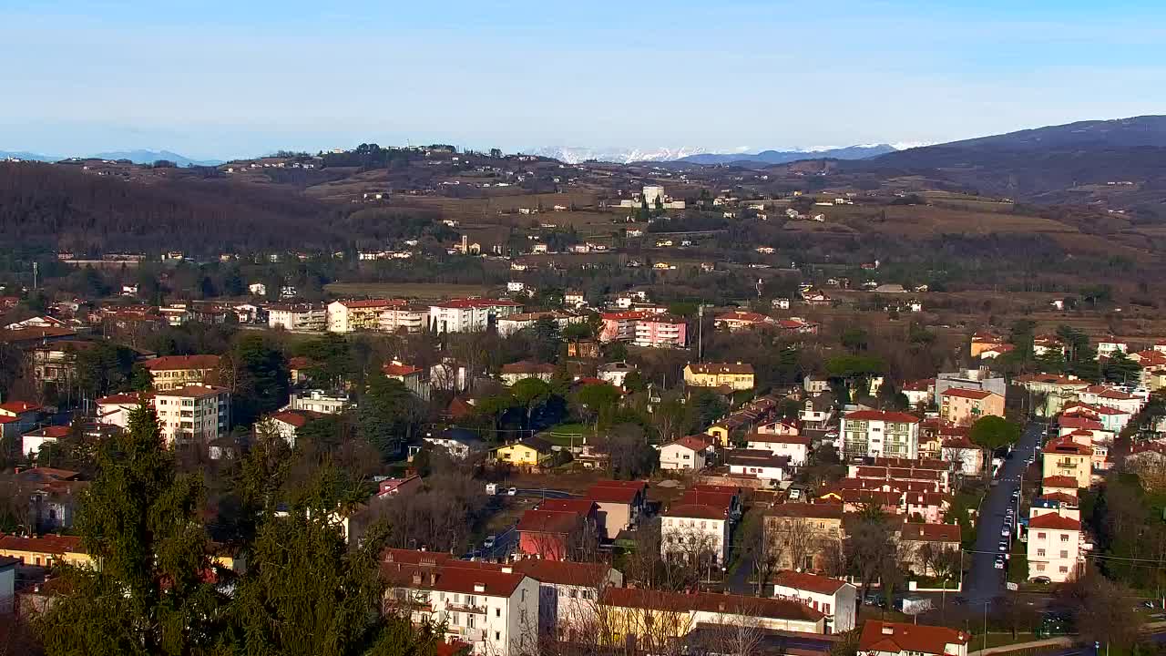 Nova Gorica et Gorizia : Vue Imprenable depuis le Monastère Franciscain de Kostanjevica