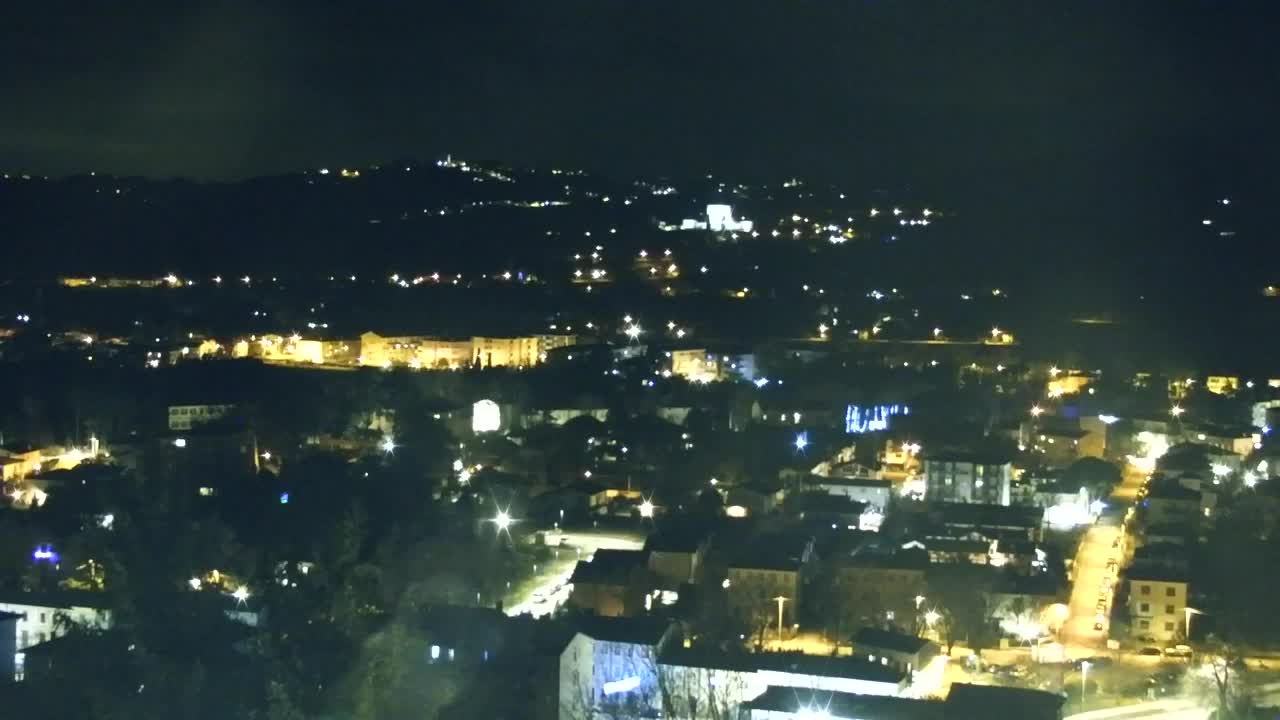 Nova Gorica i Gorica: Prekrasan Pogled iz Franjevačkog Samostana Kostanjevica