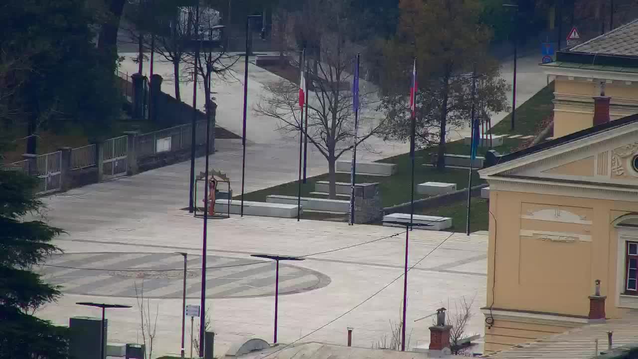 Nova Gorica in Gorica: Čudovit Razgled iz Frančiškanskega Samostana Kostanjevica