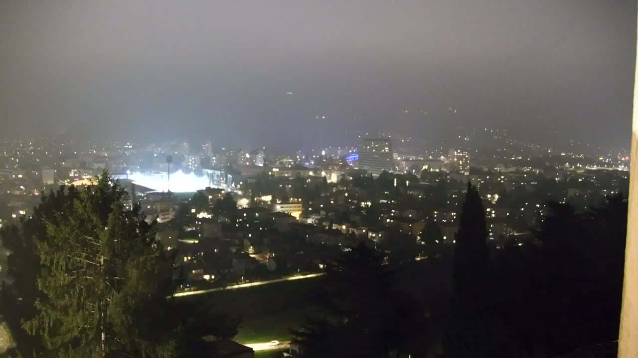 Nova Gorica in Gorica: Čudovit Razgled iz Frančiškanskega Samostana Kostanjevica