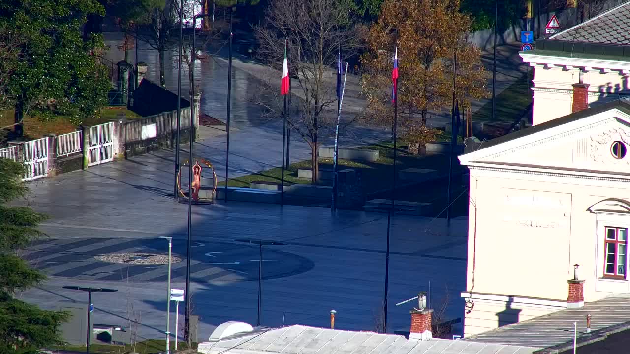 Nova Gorica in Gorica: Čudovit Razgled iz Frančiškanskega Samostana Kostanjevica