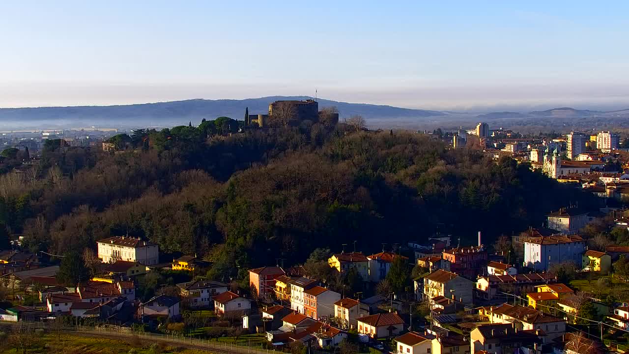 Nova Gorica in Gorica: Čudovit Razgled iz Frančiškanskega Samostana Kostanjevica