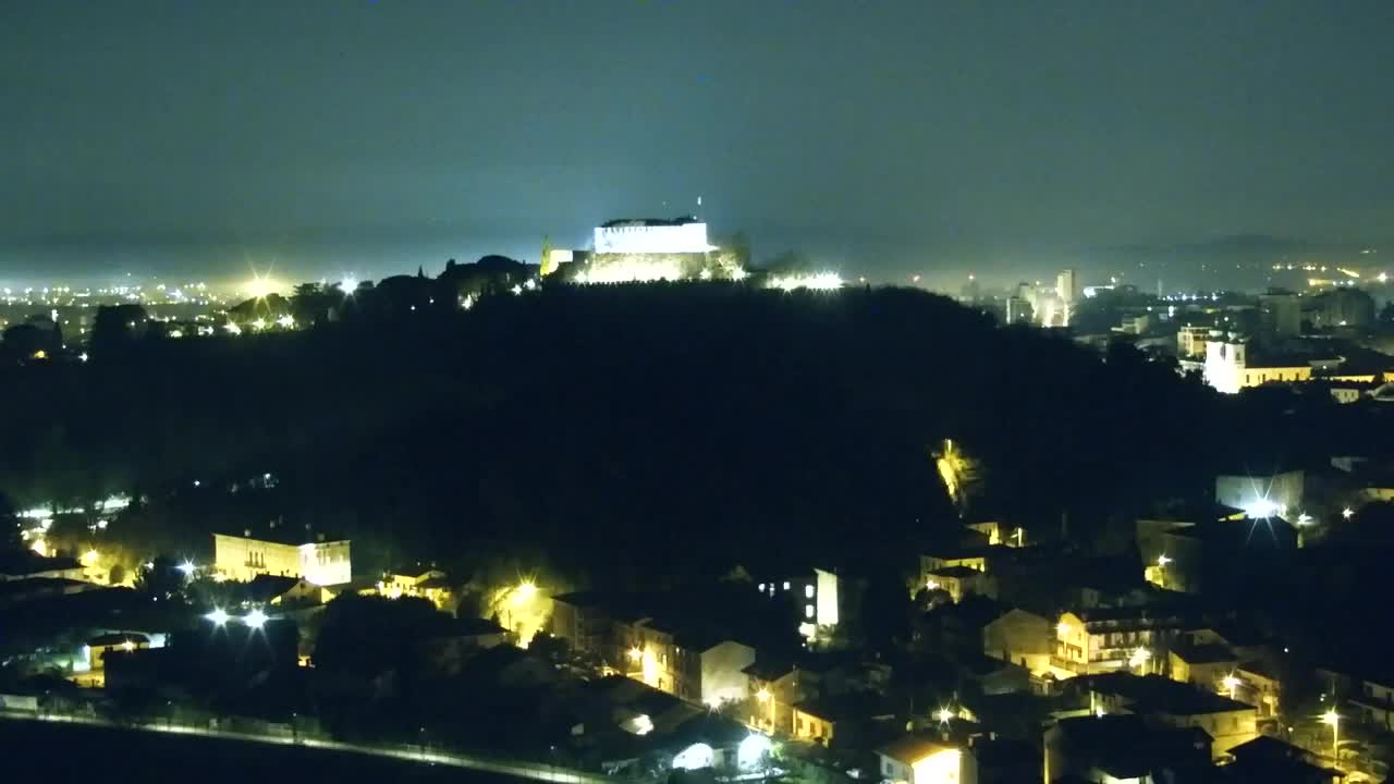 Nova Gorica i Gorica: Prekrasan Pogled iz Franjevačkog Samostana Kostanjevica