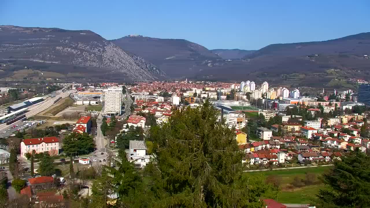 Nova Gorica in Gorica: Čudovit Razgled iz Frančiškanskega Samostana Kostanjevica