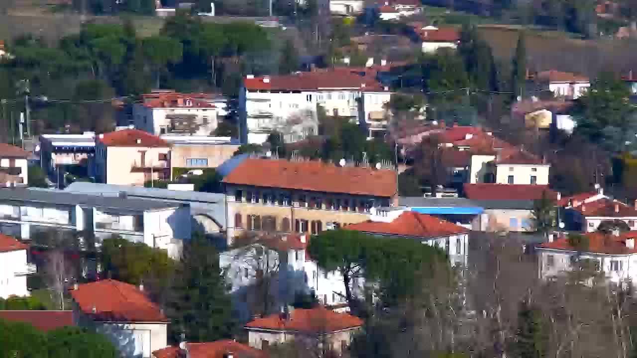 Nova Gorica i Gorica: Prekrasan Pogled iz Franjevačkog Samostana Kostanjevica