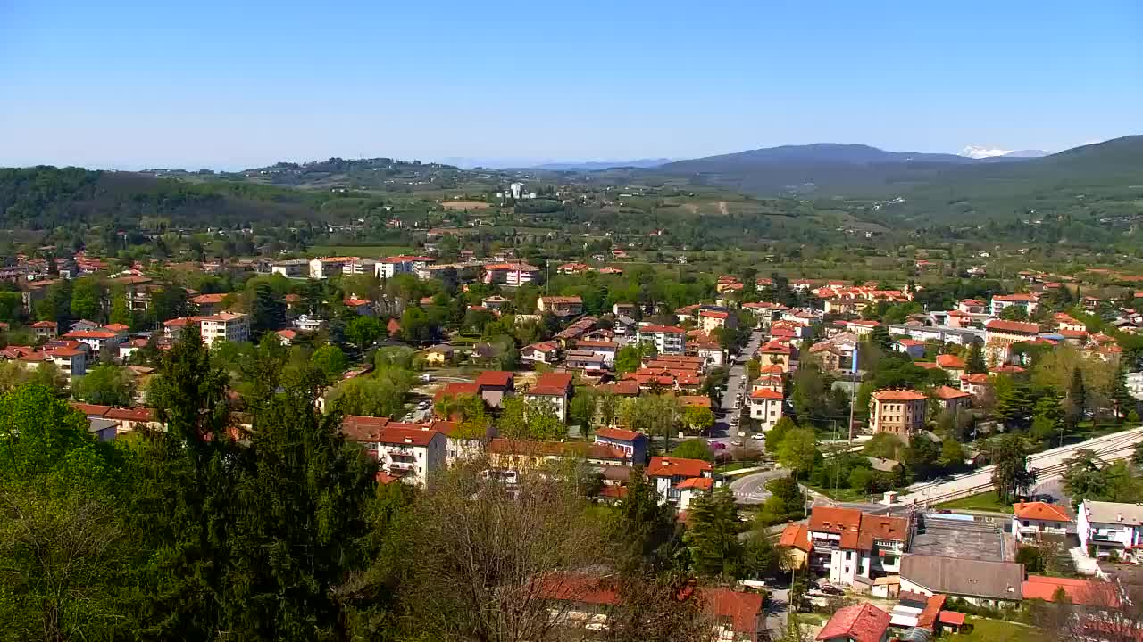 Nova Gorica in Gorica: Čudovit Razgled iz Frančiškanskega Samostana Kostanjevica