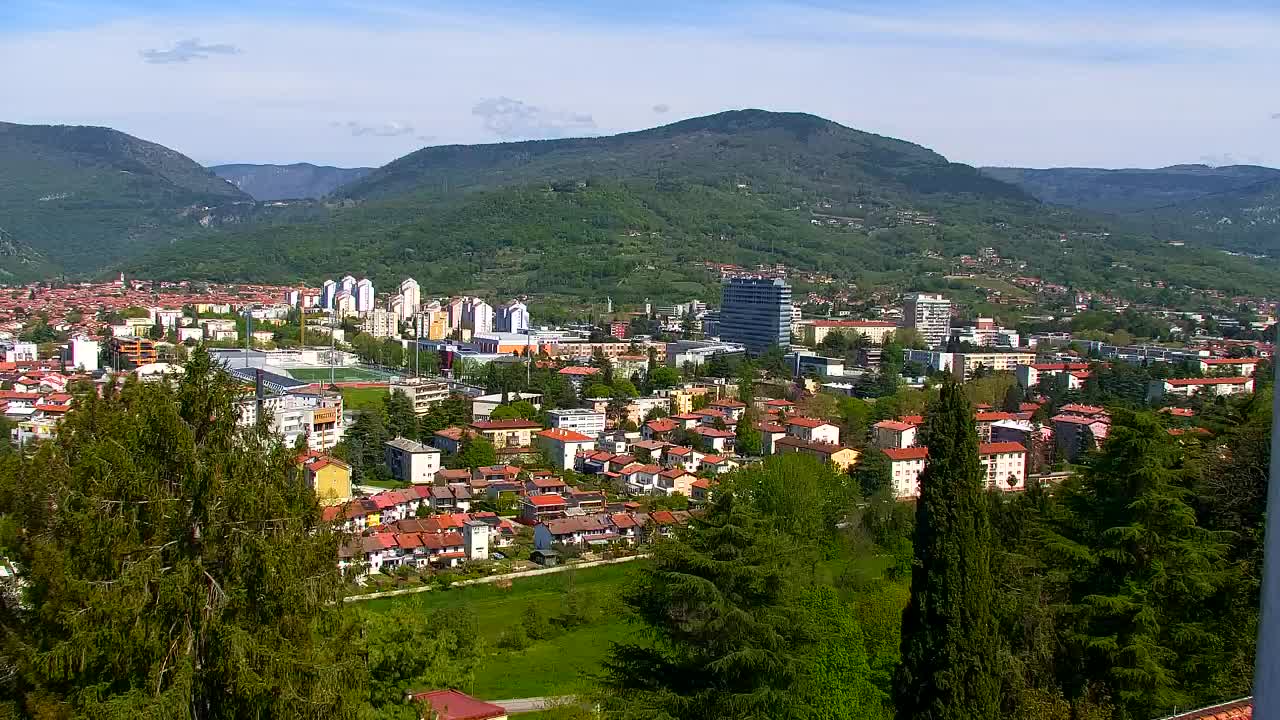 Nova Gorica in Gorica: Čudovit Razgled iz Frančiškanskega Samostana Kostanjevica