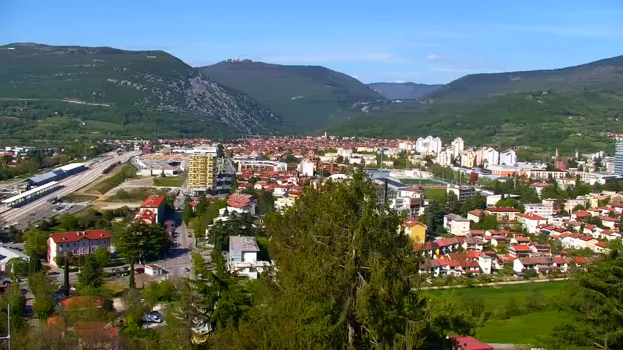 Nova Gorica i Gorica: Prekrasan Pogled iz Franjevačkog Samostana Kostanjevica