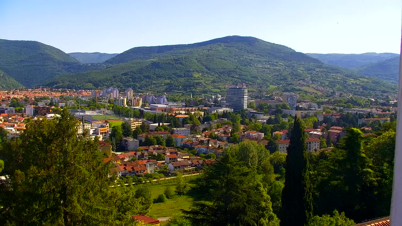 Nova Gorica in Gorica: Čudovit Razgled iz Frančiškanskega Samostana Kostanjevica