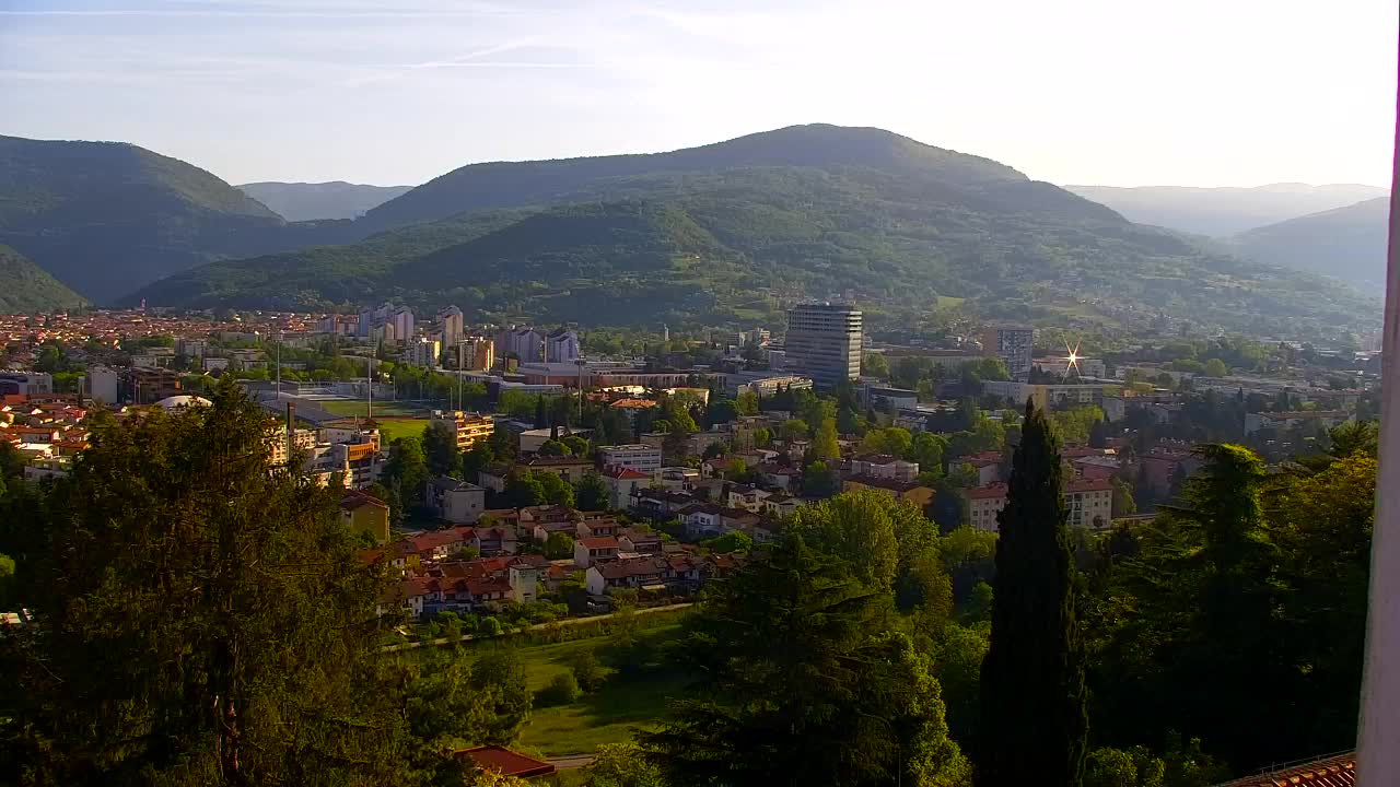 Nova Gorica in Gorica: Čudovit Razgled iz Frančiškanskega Samostana Kostanjevica