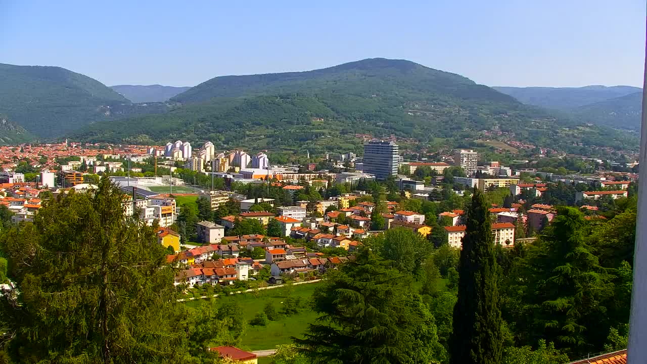 Nova Gorica in Gorica: Čudovit Razgled iz Frančiškanskega Samostana Kostanjevica