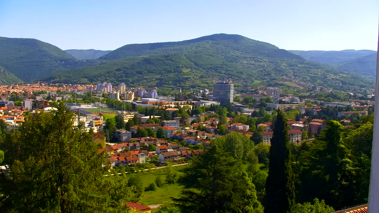 Nova Gorica i Gorica: Prekrasan Pogled iz Franjevačkog Samostana Kostanjevica