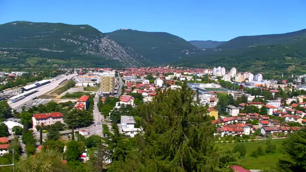 Nova Gorica in Gorica: Čudovit Razgled iz Frančiškanskega Samostana Kostanjevica