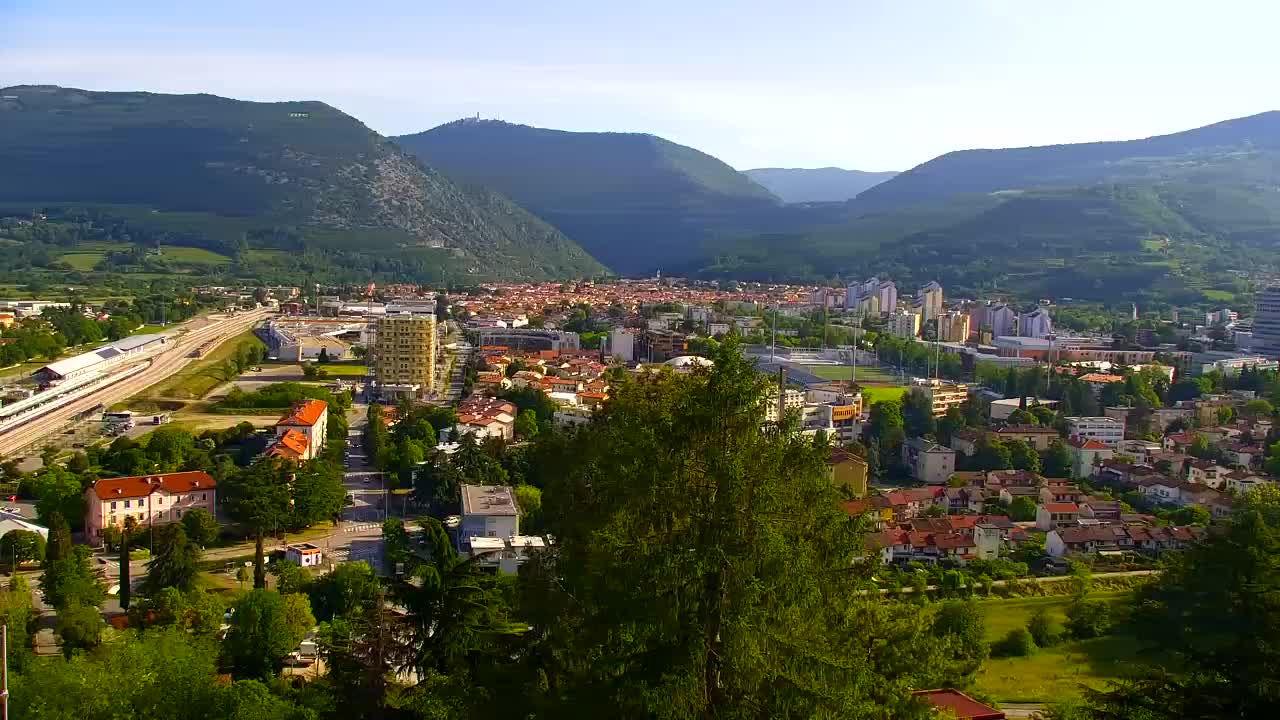 Nova Gorica in Gorica: Čudovit Razgled iz Frančiškanskega Samostana Kostanjevica