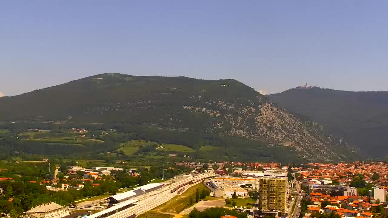 Nova Gorica in Gorica: Čudovit Razgled iz Frančiškanskega Samostana Kostanjevica