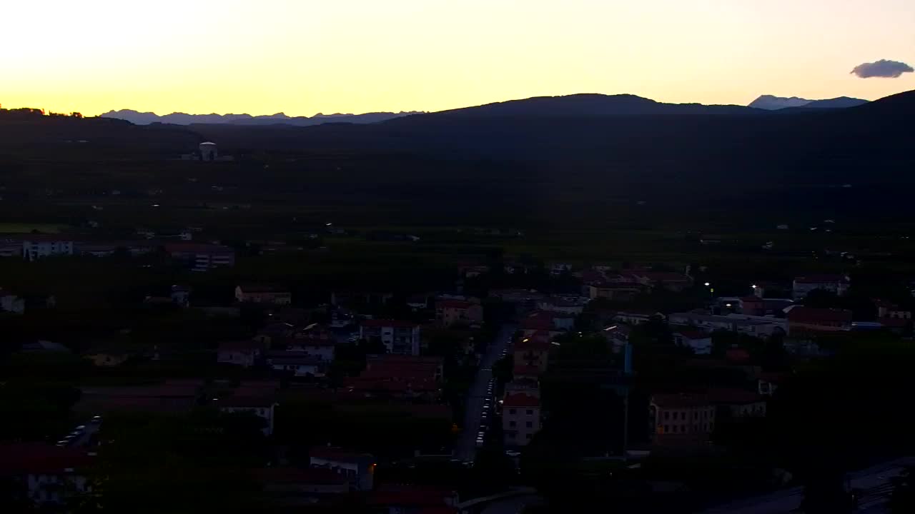 Nova Gorica in Gorica: Čudovit Razgled iz Frančiškanskega Samostana Kostanjevica