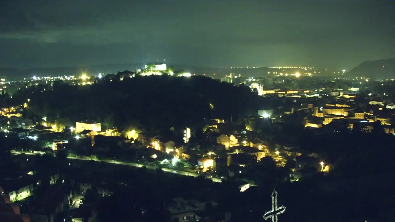 Nova Gorica in Gorica: Čudovit Razgled iz Frančiškanskega Samostana Kostanjevica