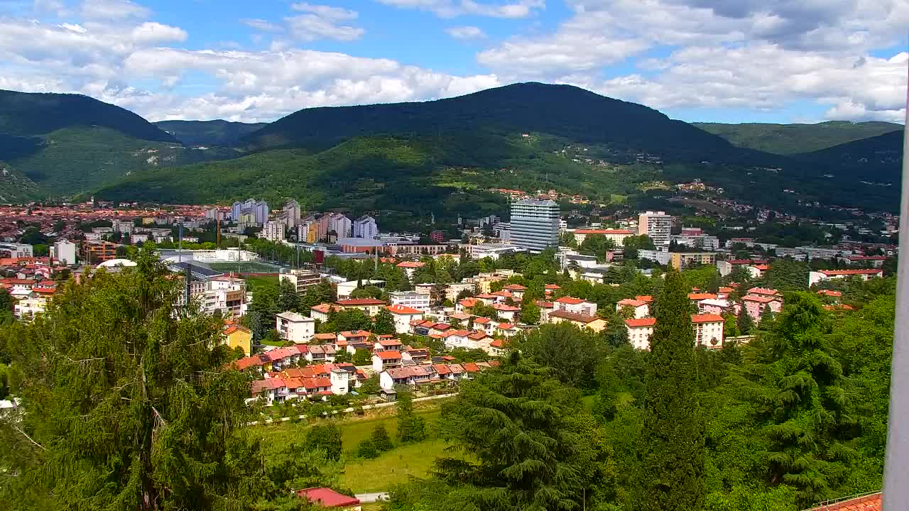 Nova Gorica in Gorica: Čudovit Razgled iz Frančiškanskega Samostana Kostanjevica