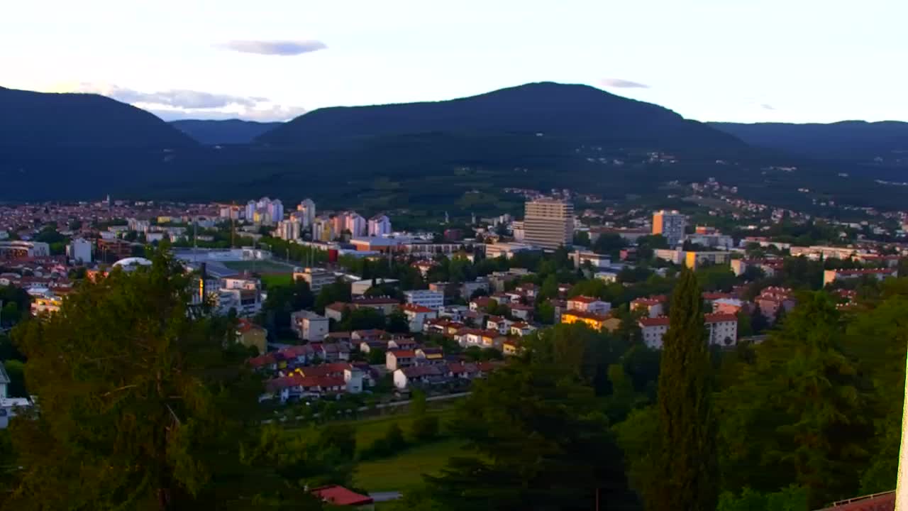 Nova Gorica in Gorica: Čudovit Razgled iz Frančiškanskega Samostana Kostanjevica