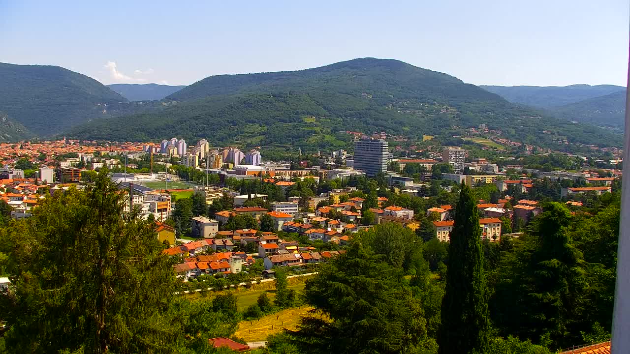 Nova Gorica i Gorica: Prekrasan Pogled iz Franjevačkog Samostana Kostanjevica