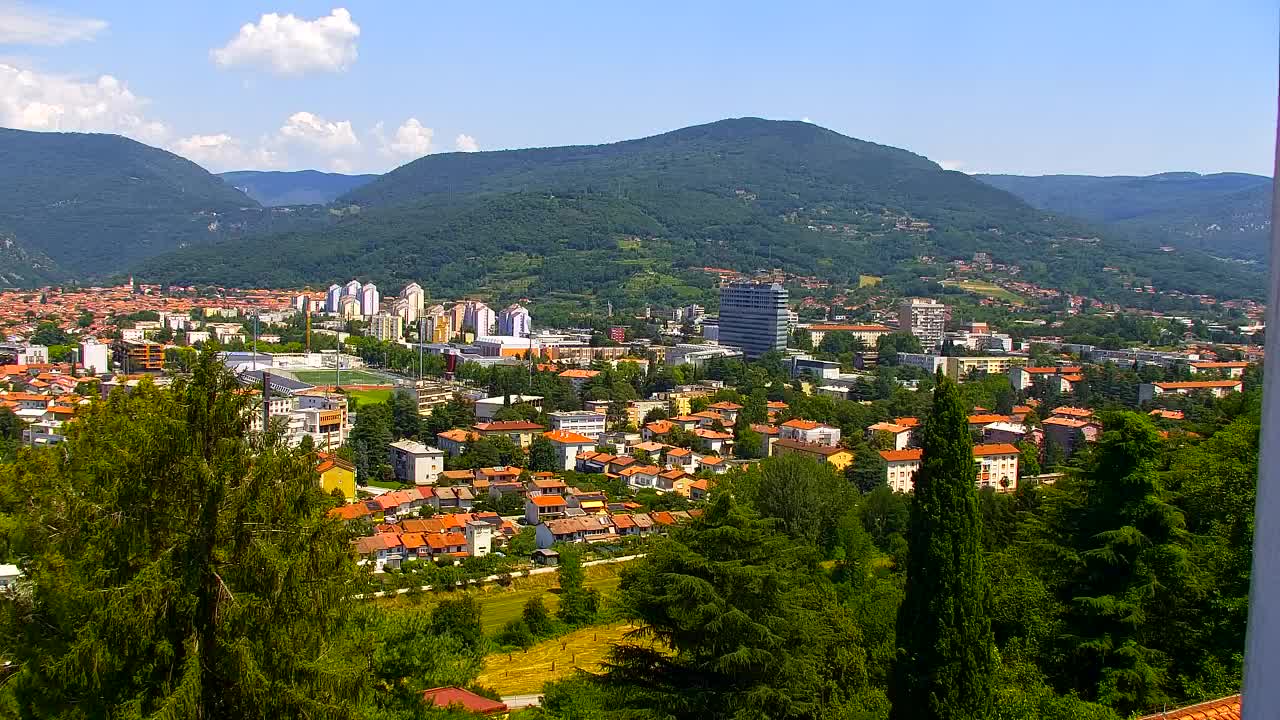 Nova Gorica in Gorica: Čudovit Razgled iz Frančiškanskega Samostana Kostanjevica