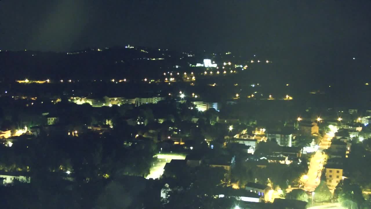 Nova Gorica in Gorica: Čudovit Razgled iz Frančiškanskega Samostana Kostanjevica