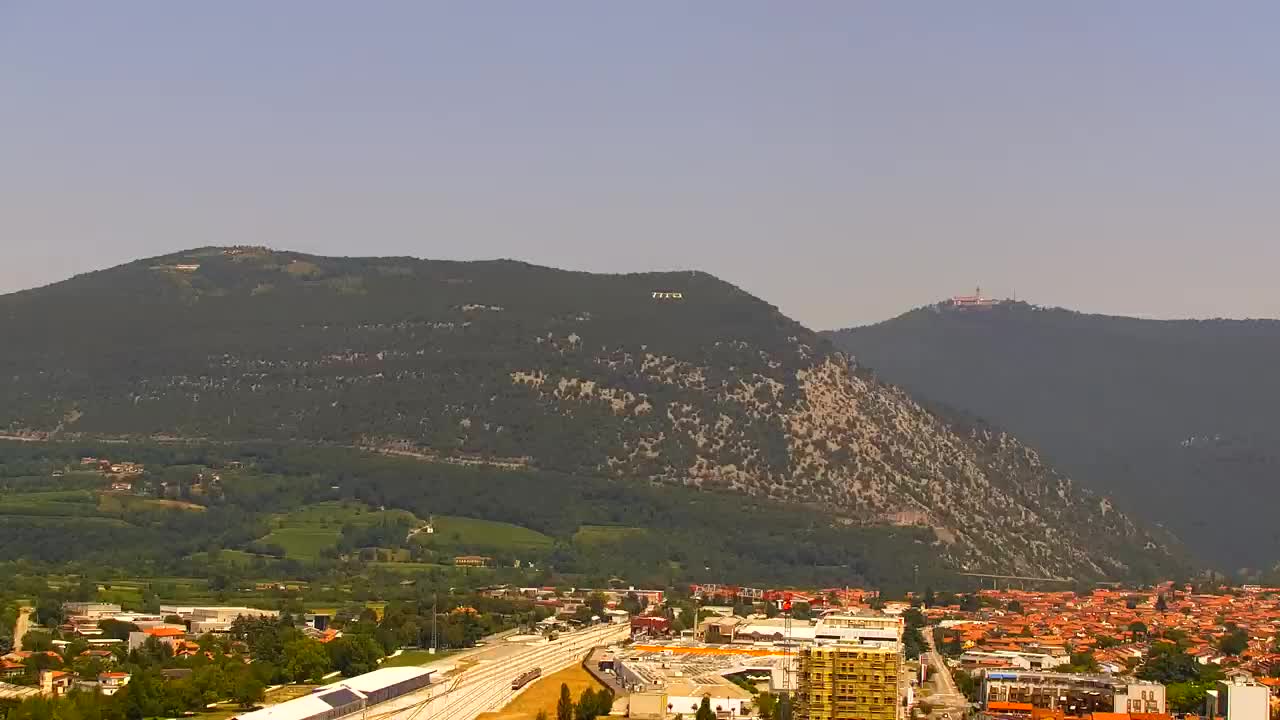 Nova Gorica in Gorica: Čudovit Razgled iz Frančiškanskega Samostana Kostanjevica