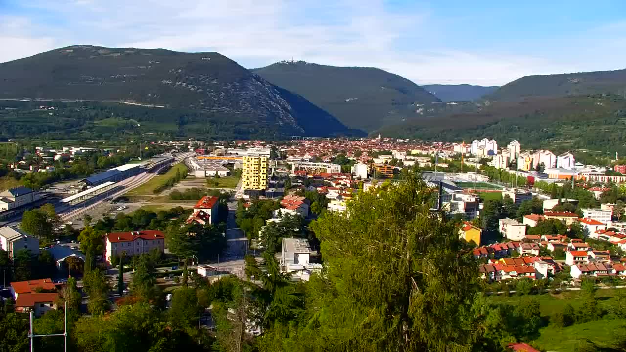 Nova Gorica in Gorica: Čudovit Razgled iz Frančiškanskega Samostana Kostanjevica