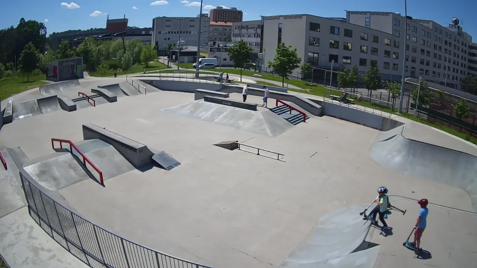 Skate park Nova Gorica live webcam Slovenie