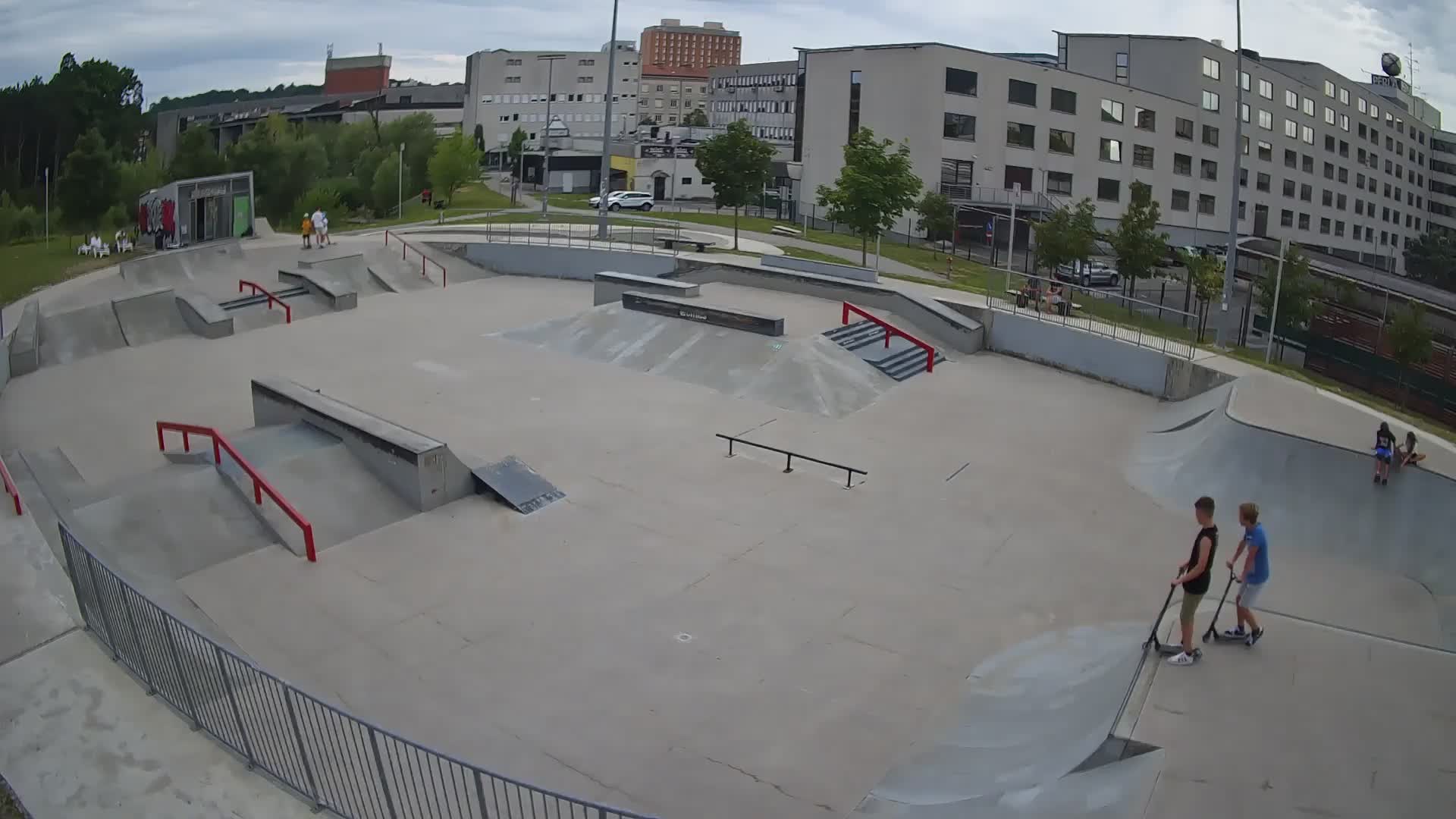 Skate park Nova Gorica live webcam Slovenie