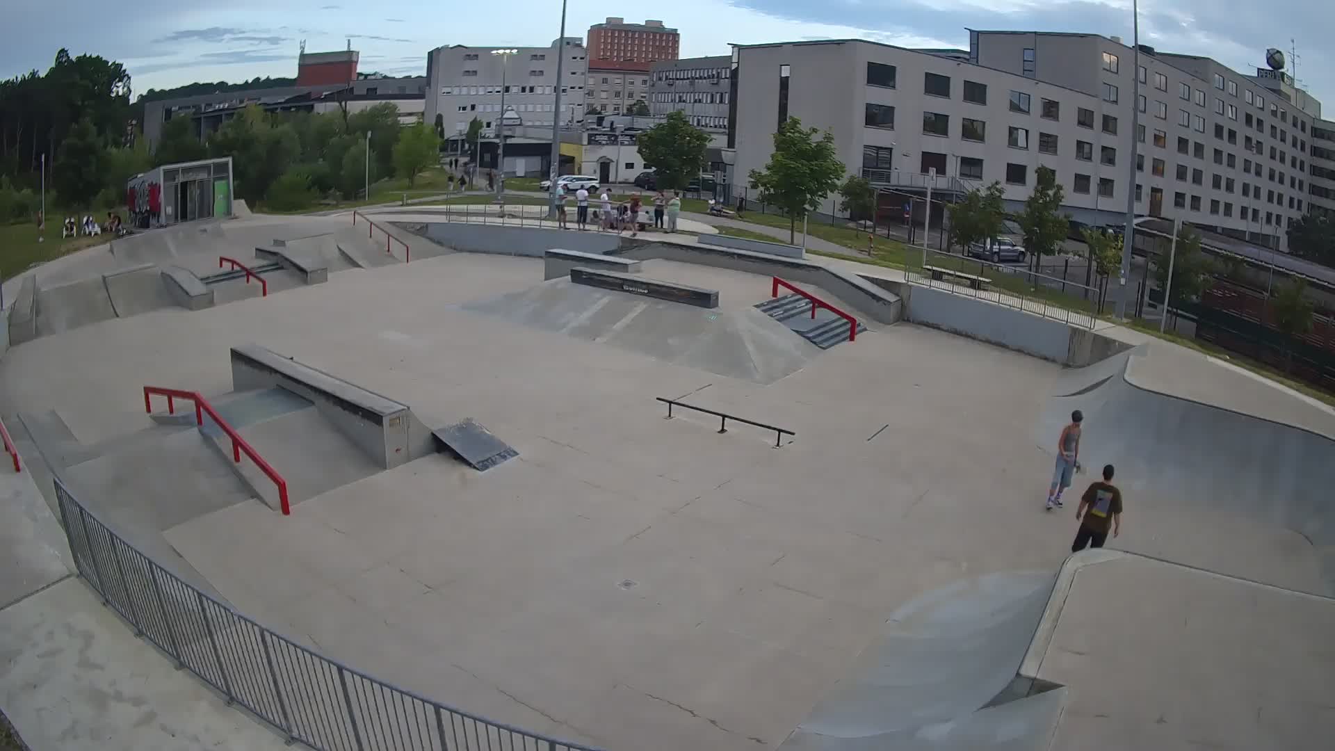 Skate park Nova Gorica live webcam Slovenie