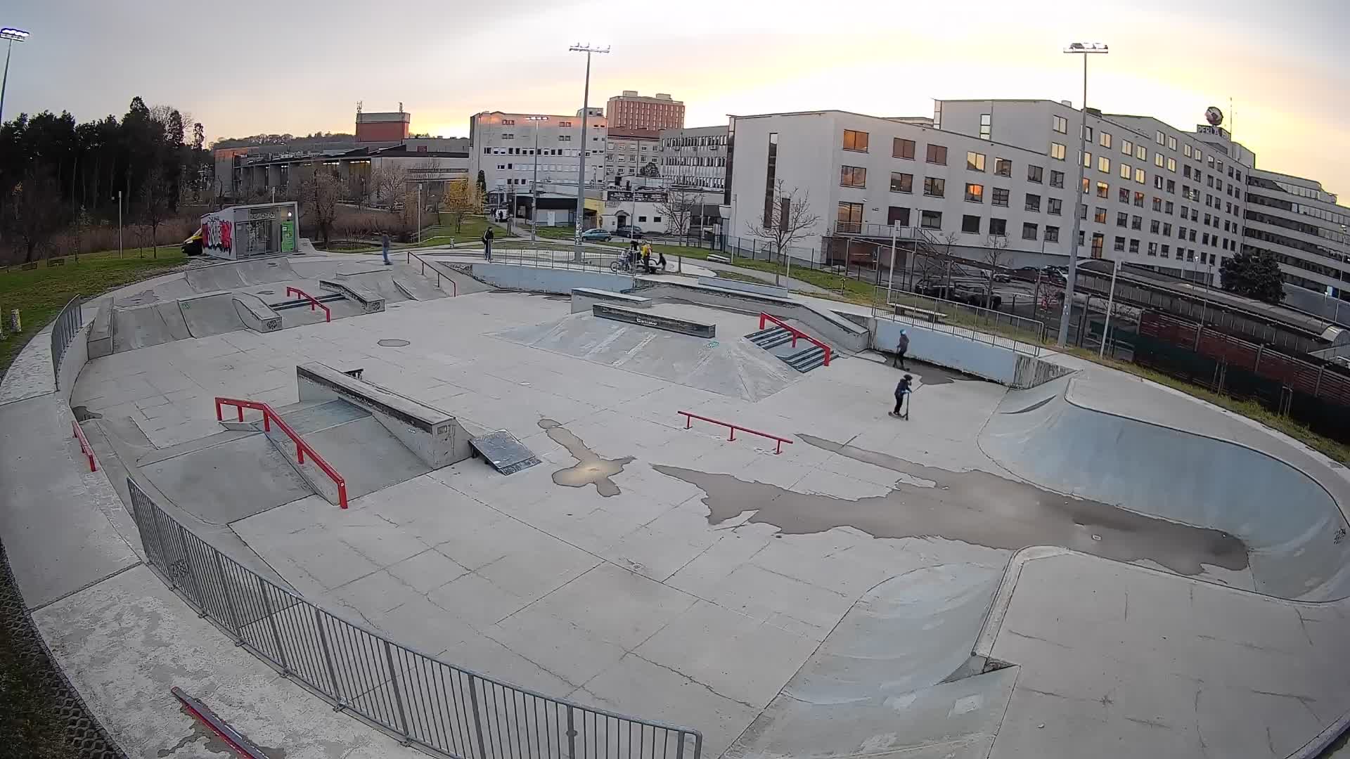 Skate park Nova Gorica live webcam Slovenie
