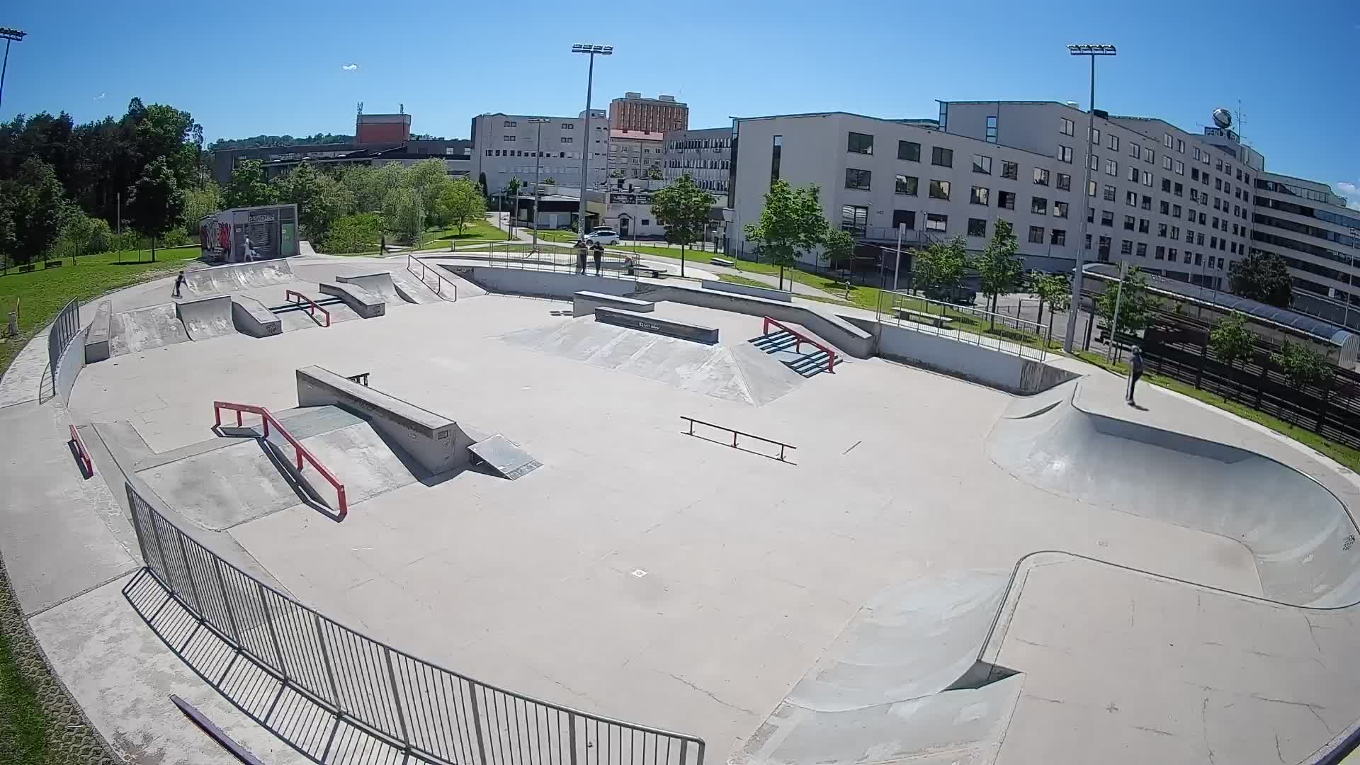 Skate park Nova Gorica live webcam Slovenie