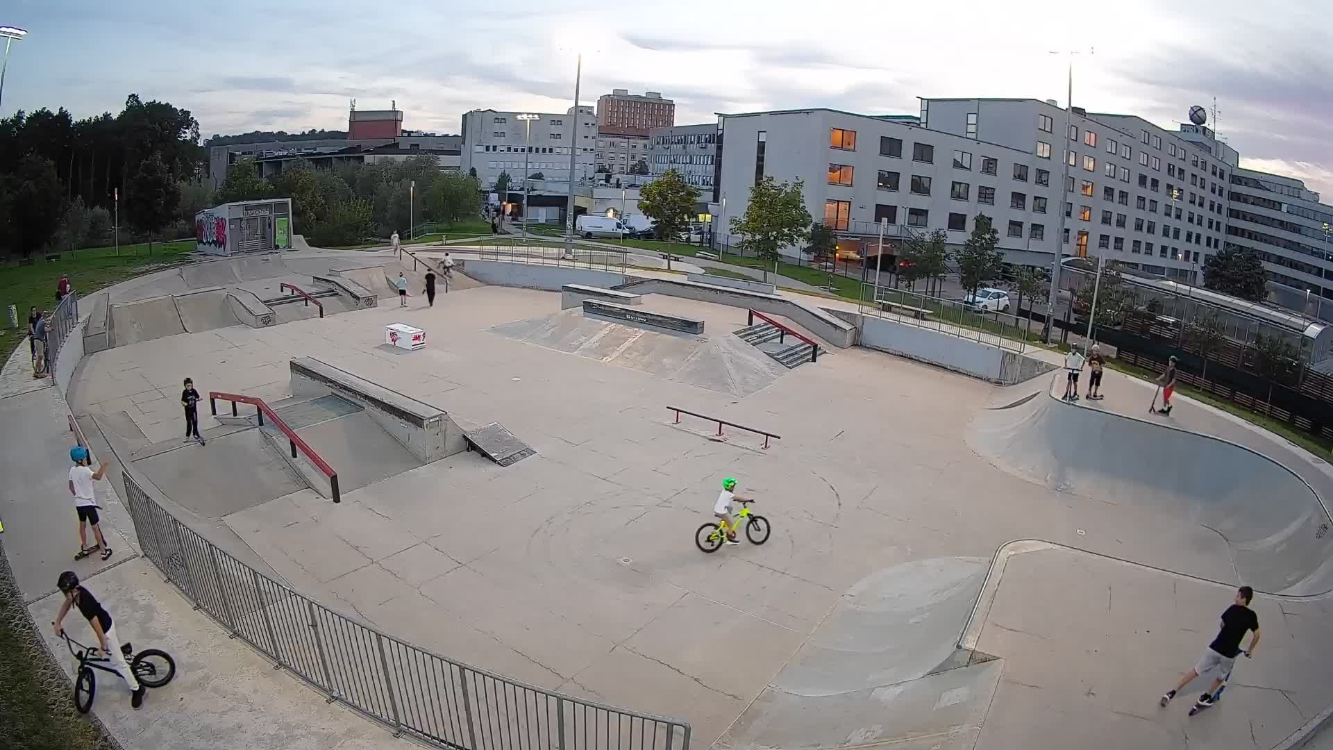 Skate park Nova Gorica live webcam Slovenie